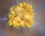 A picture of step 1 of Mango Sago Jelly summer drinks🍹.