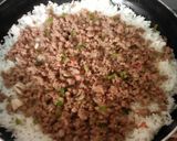 Foto del paso 8 de la receta: Arroz capeado con carne y queso