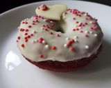 A picture of step 6 of Red Velvet Donuts#valentinedishcontest.