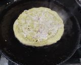 A picture of step 5 of Black eyed beans chilla.