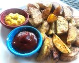 عکس مرحله 5 از دستور سیب زمینی با پوست (Potato Wedges)