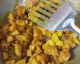 A picture of step 3 of Chole Potato Pumpkin sabji.