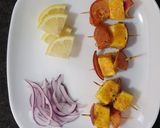 பன்னீர் டிக்கா(paneer tikka recipe in tamil) ரெசிபி ஸ்டேப் 3 புகைப்படம்