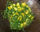 A picture of step 3 of Methi Aloo.