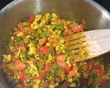 A picture of step 3 of Indian Spiced Vegetable Pancake.