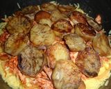 عکس مرحله 4 از دستور ته چین گوشت و بادمجان