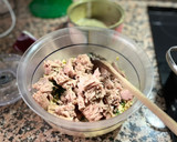 Foto del paso 4 de la receta: Donut salado 🫒 🥔 🧅 🍀