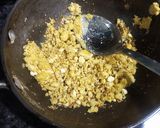 A picture of step 5 of Kantola besan sabji.