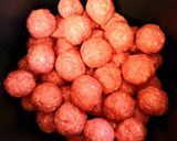 A picture of step 3 of Vegetable stew with meat balls.
