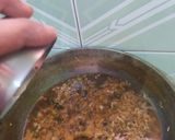 A picture of step 5 of Manchow soup(Indo-chinese).