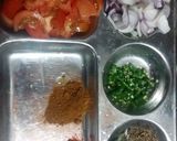 A picture of step 2 of Moong dal khichdi.