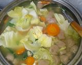 Foto langkah ke 10 dari resep Sayur Sop Bakso.