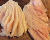Hình bước làm 6 của món Ức gà nhồi cơm rau và cheese