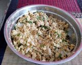 A picture of step 1 of Sattu kachori.