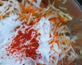 A picture of step 3 of Chinese pakoda.