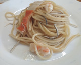 Foto del paso 10 de la receta: Wok de Espaguetis con frutos del Mar