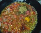 A picture of step 5 of Begun ka bharta.