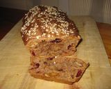 Zabpelyhes gyümölcskenyér recept fázis 7 fotója