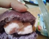 Foto langkah ke 3 dari resep Yogurt Goreng Bomboloni Ubi Ungu.