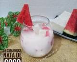 Cara Membuat Es Semangka Nata de Coco 4