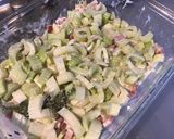 Une image de l'étape 6 de Gratin de céleri branche aux lardons,emmental et radis multicolores.
