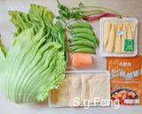 糖醋豆包長年菜卷的食譜步驟1照片