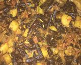 आलू बरबटी सब्जी (aloo barbati sabzi recipe in Hindi) रेसिपी चरण 3 फोटो