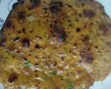 A picture of step 3 of Leftover Dal Ka chilla.