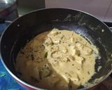 A picture of step 4 of Nawabi Paneer.