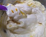 Mézes-diós sajttorta, narancs zselével recept fázis 3 fotója