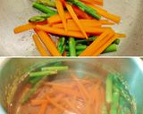 Foto del paso 2 de la receta Dorada a la sal con verduras