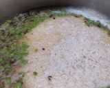 A picture of step 3 of Peas rice.