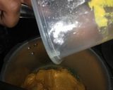 A picture of step 4 of Chicken 65.