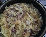 Foto del paso 4 de la receta: Hígado con cebolla y rúcula