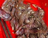 Hình bước làm 3 của món Bò né sốt xíu mại