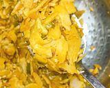 A picture of step 4 of Healthy Bamboo shoot bhaji.