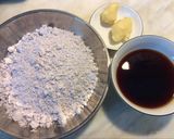 Hình bước làm 1 của món Bánh ngào nếp than