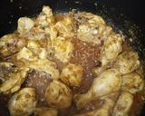 A picture of step 1 of Chicken Biryani.