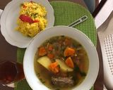 Foto del paso 1 de la receta: Sopa de verduras con carne de res