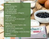 Foto langkah ke 1 dari resep Souffle Pancake Vla Hojicha.