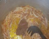 A picture of step 3 of Sphageti with irish and fish.