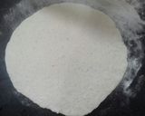 A picture of step 3 of Akki rotti.