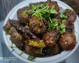 A picture of step 6 of Aloo Achari.