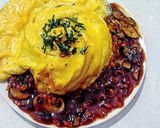 Foto langkah ke 10 dari resep Korean Tornado Omurice drama sweet munchies.