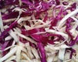 White n purple cabbage coleslaw recipe step 1 photo