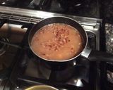 A picture of step 3 of Mjadra (Rice & Lentils).