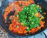 Foto del paso 12 de la receta: Arroz en paellera de mini verduras orgánicas y azafrán