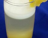 A picture of step 4 of Pineapple Coconut lemonade.