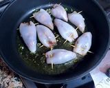 Foto del paso 12 de la receta: Chipirones rellenos a la plancha con toque de limón encurtido
