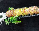 A picture of step 8 of Rainbow Swiss rolls.